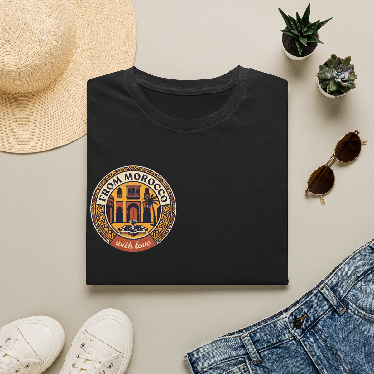 From Morocco With Love T-Shirt — Vintage Moroccan Travel Tee