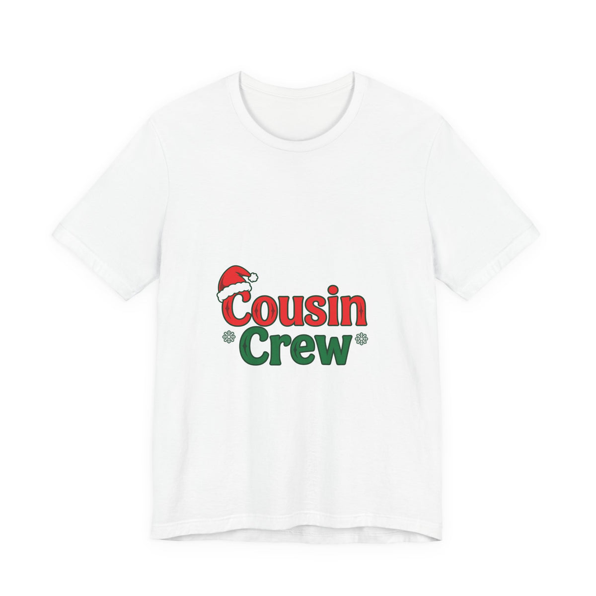 T-shirt Assorti Famille – Cousin Crew Christmas