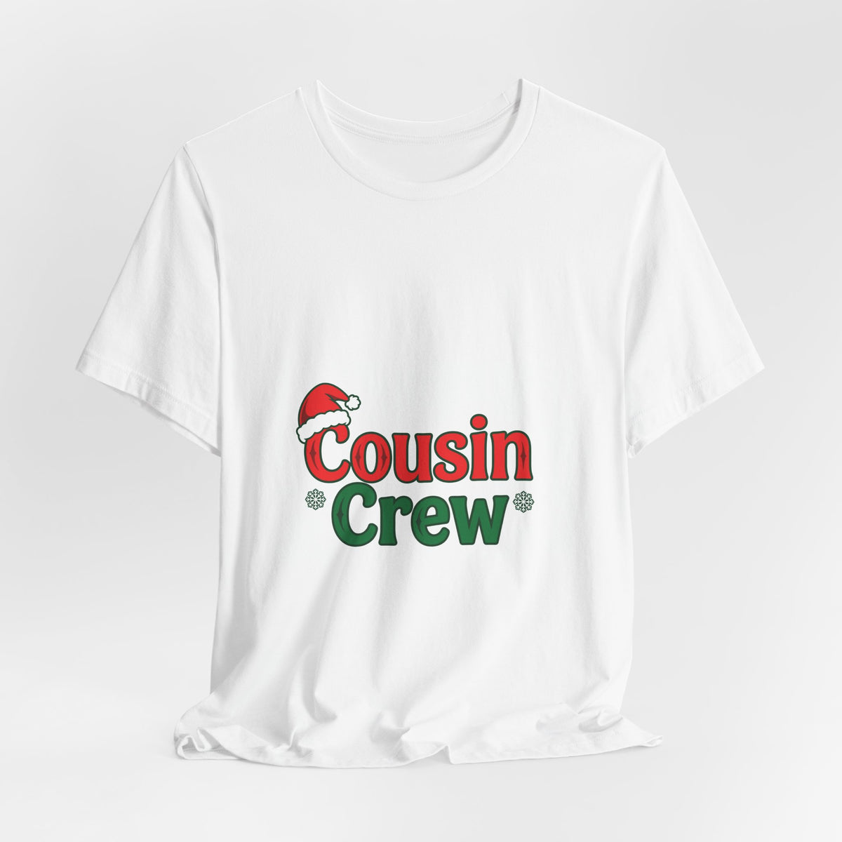 T-shirt Assorti Famille – Cousin Crew Christmas