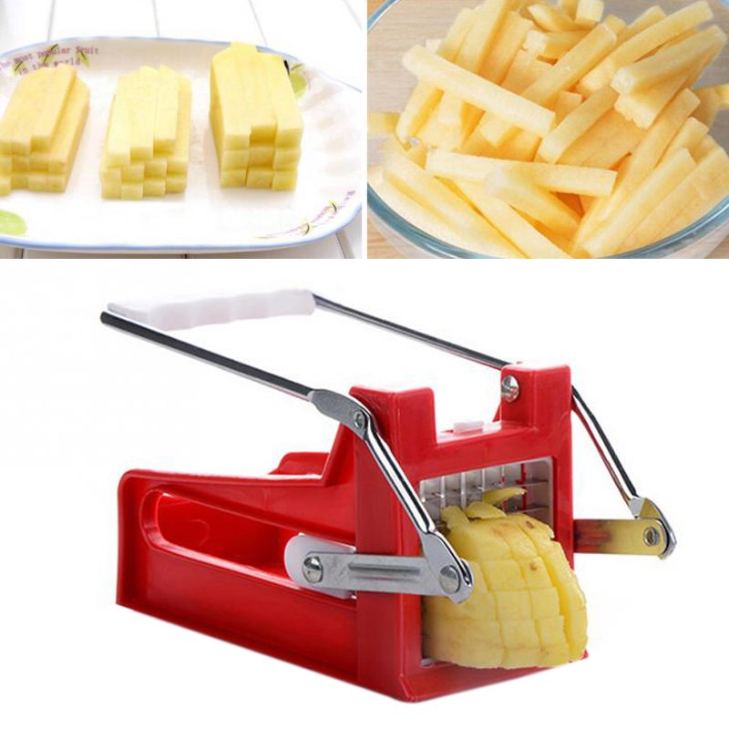 Coupe-frites 2 lames en inox