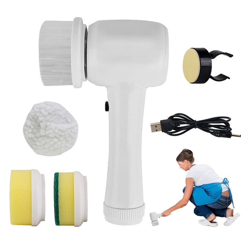 Brosse de nettoyage électrique 4-en-1