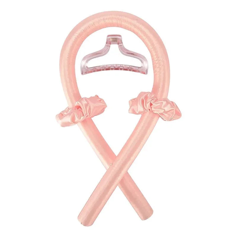 Kit Boucles Sans Chaleur – Bandeau en Satin pour des Boucles Parfaites Pendant la Nuit