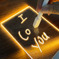 Tableau Mémo LED Lumineux USB avec Stylo